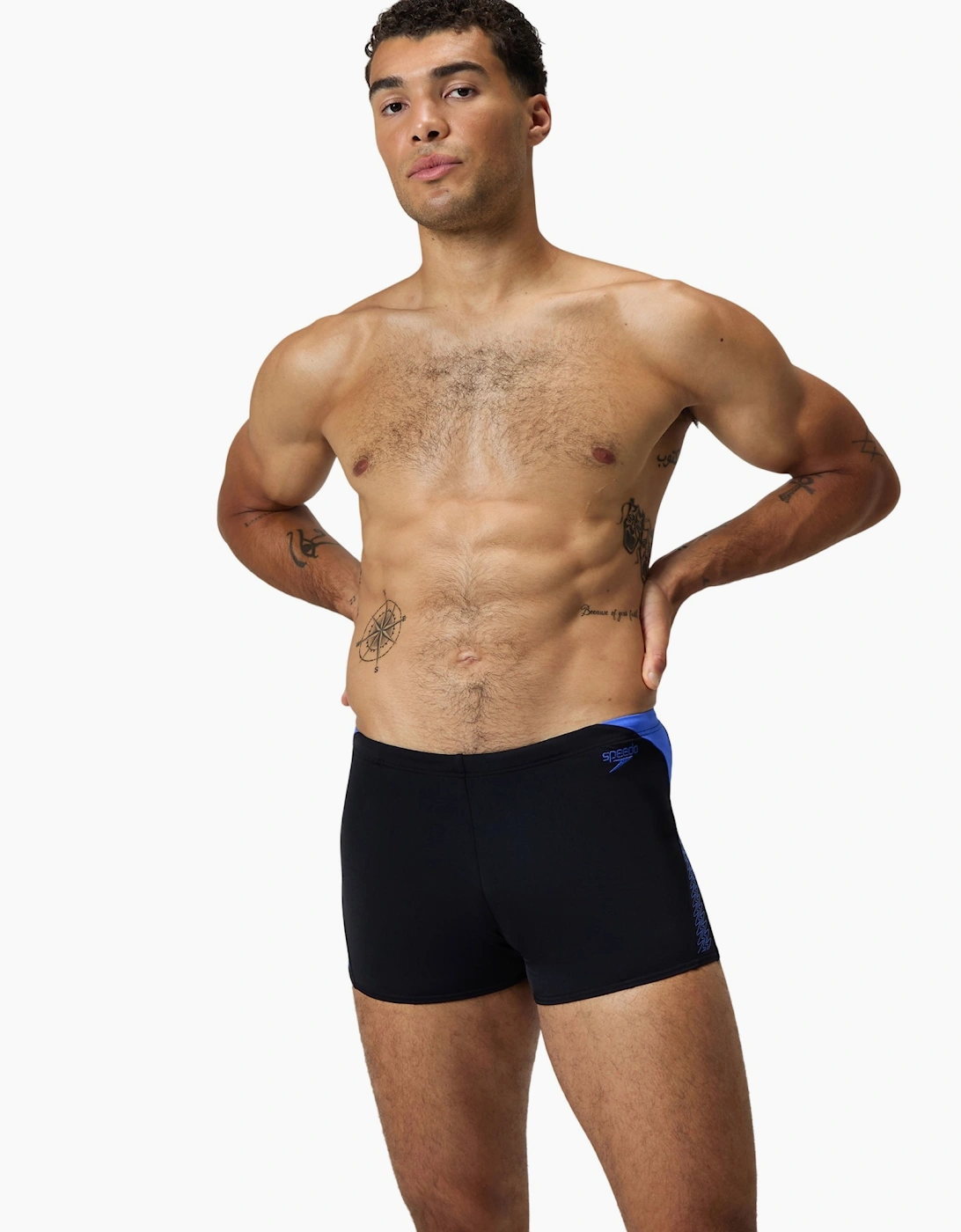 Speedo Mens Hyperboom Splice Swim Shorts