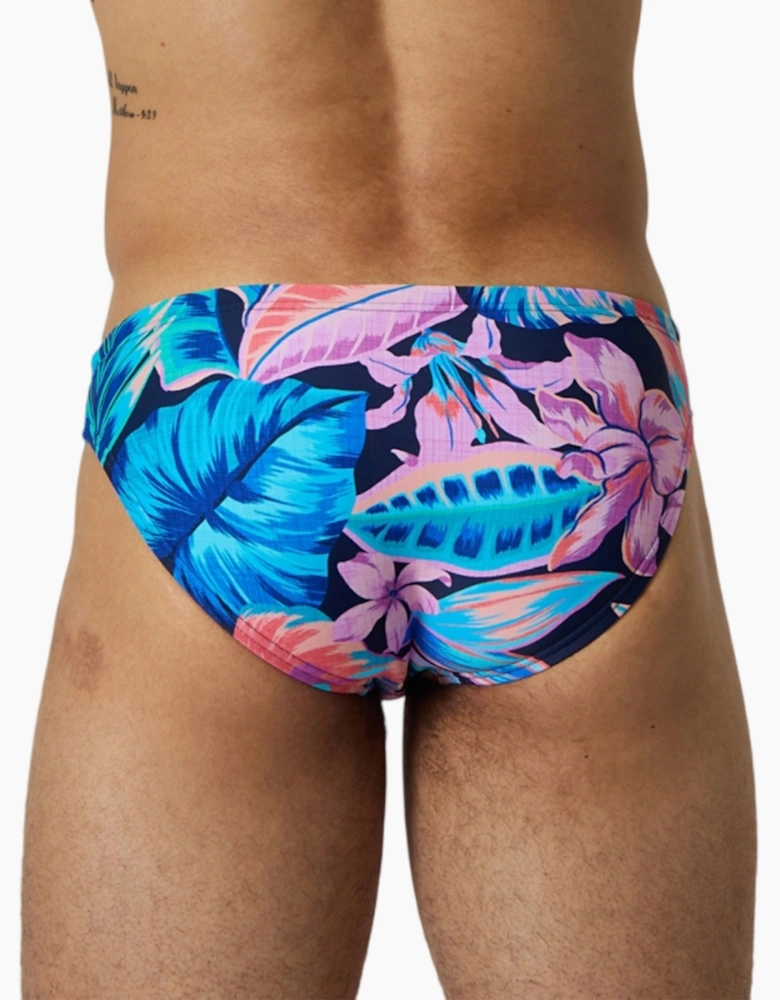 Speedo Mens Beachstar Tropical Leaves Swim Briefs