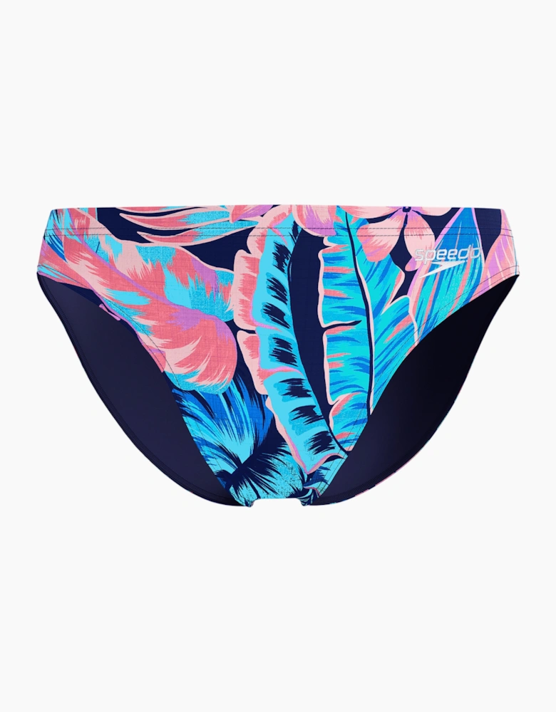 Speedo Mens Beachstar Tropical Leaves Swim Briefs