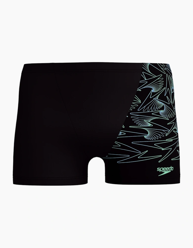 Speedo Mens Hyperboom Asymmetric V-Cut Swim Shorts