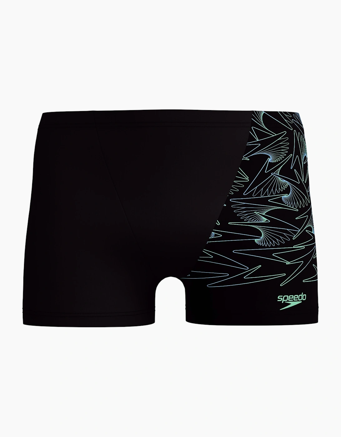 Speedo Mens Hyperboom Asymmetric V-Cut Swim Shorts