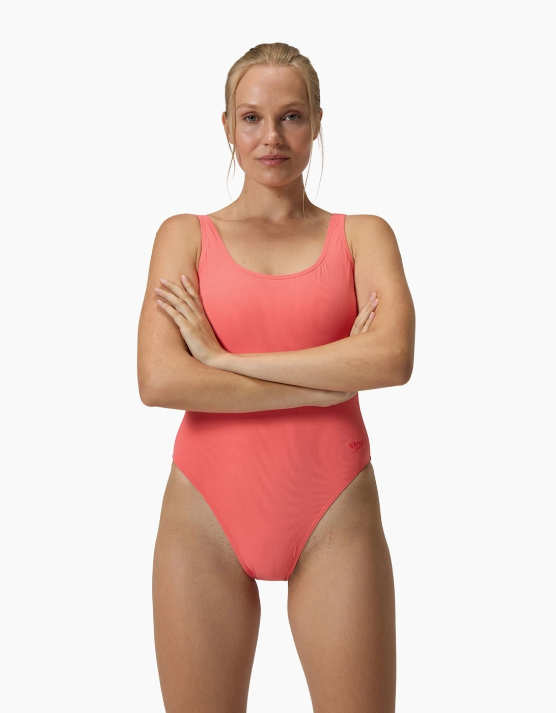 Speedo Womens/Ladies Textured U-Back One Piece Swimsuit