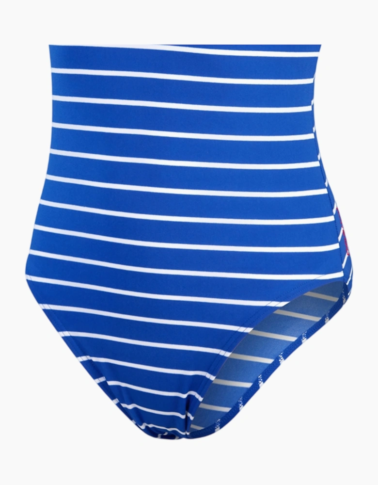 Speedo Womens/Ladies Medalist Striped Endurance+ One Piece Swimsuit