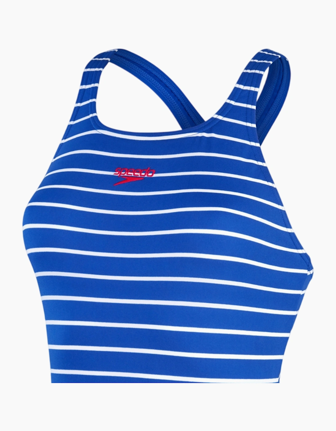Speedo Womens/Ladies Medalist Striped Endurance+ One Piece Swimsuit