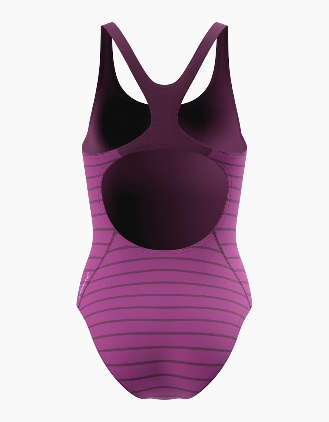 Speedo Womens/Ladies Medalist Striped Endurance+ One Piece Swimsuit