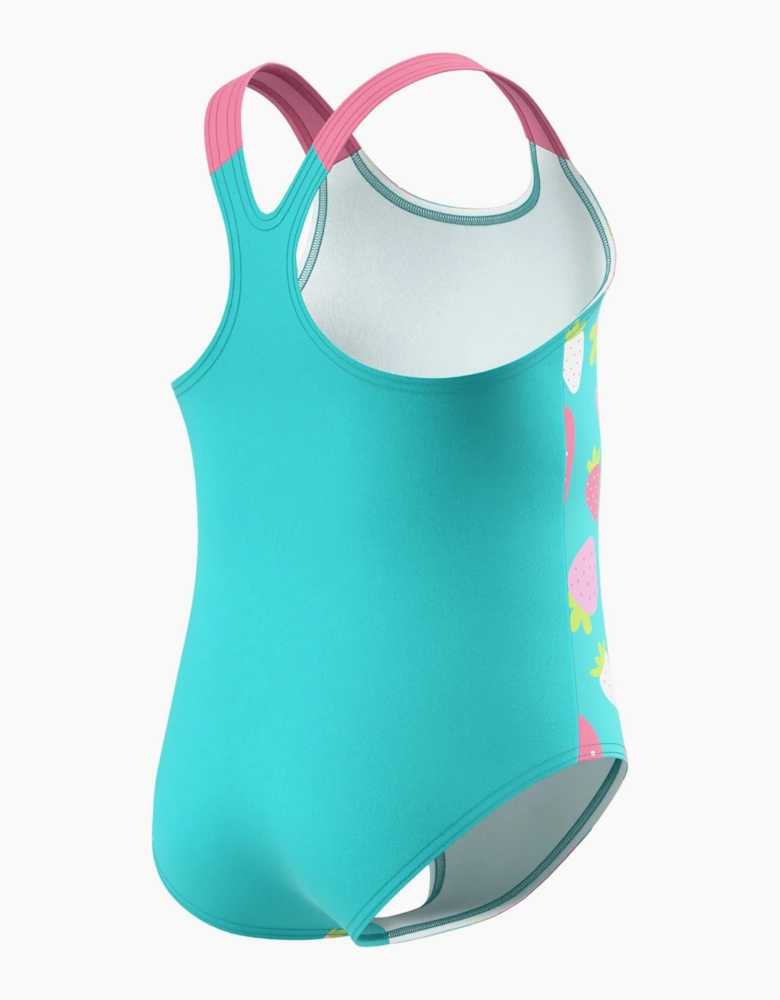 Speedo Girls Strawberry One Piece Swimsuit