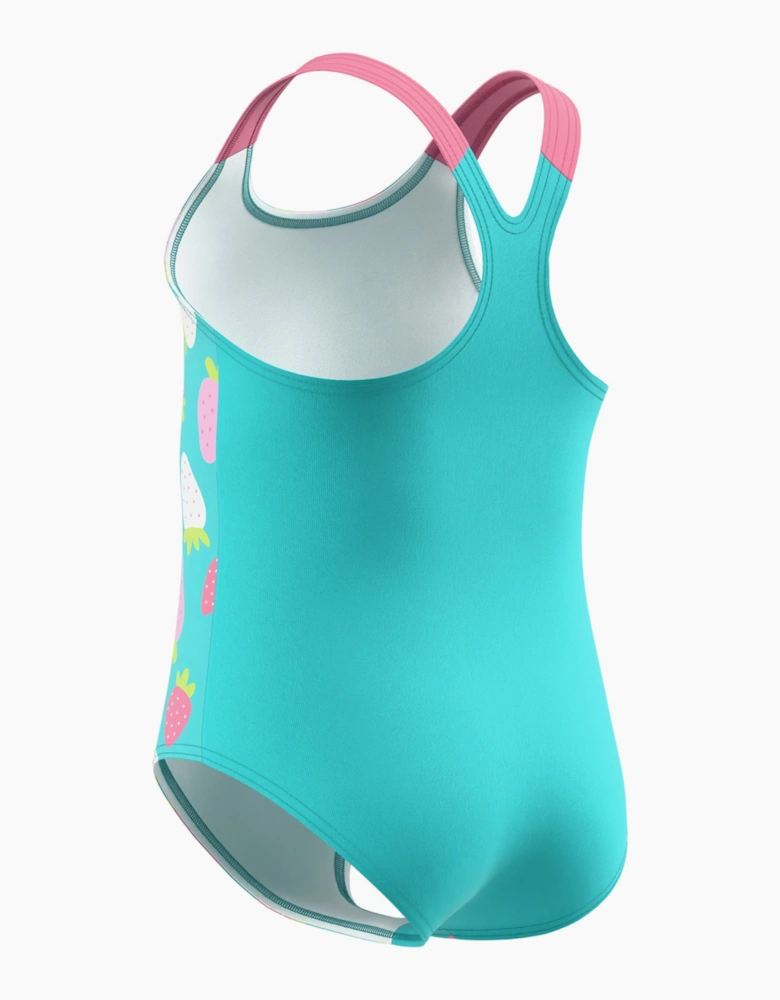 Speedo Girls Strawberry One Piece Swimsuit