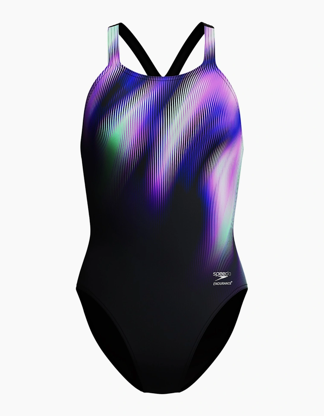 Speedo Womens/Ladies Placement Printed Powerback One Piece Swimsuit