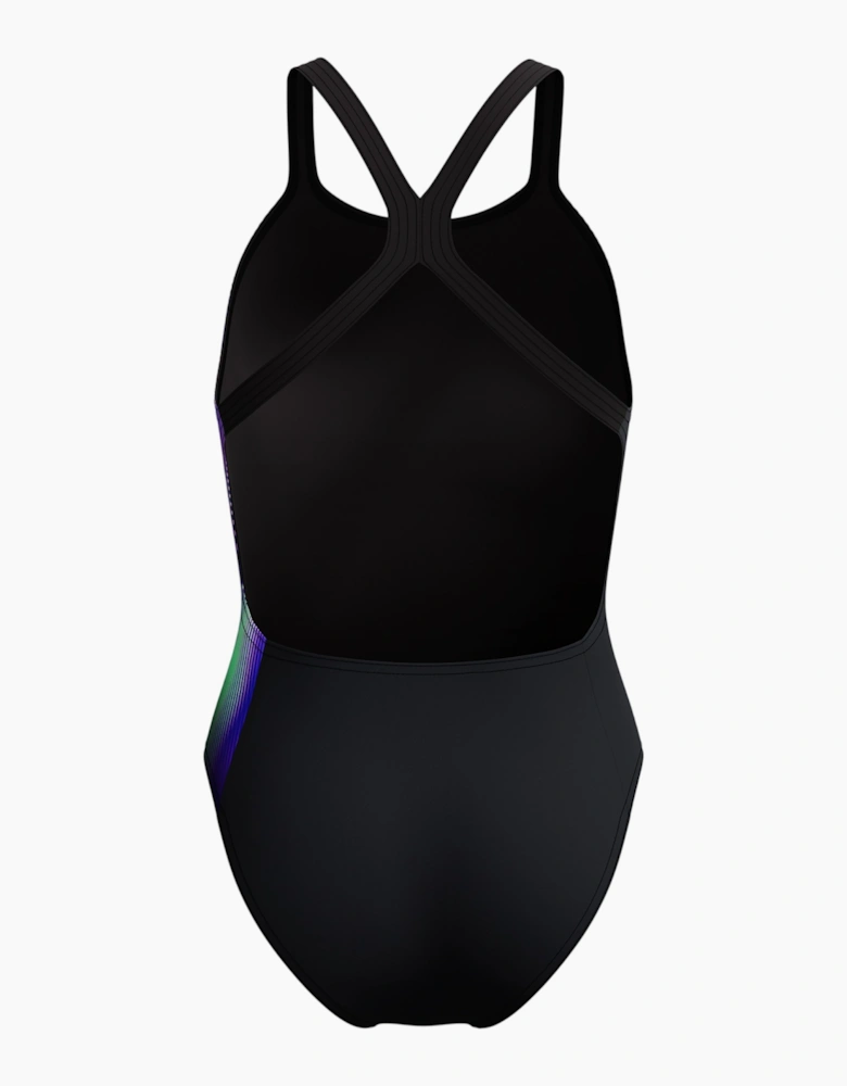 Speedo Womens/Ladies Placement Printed Powerback One Piece Swimsuit