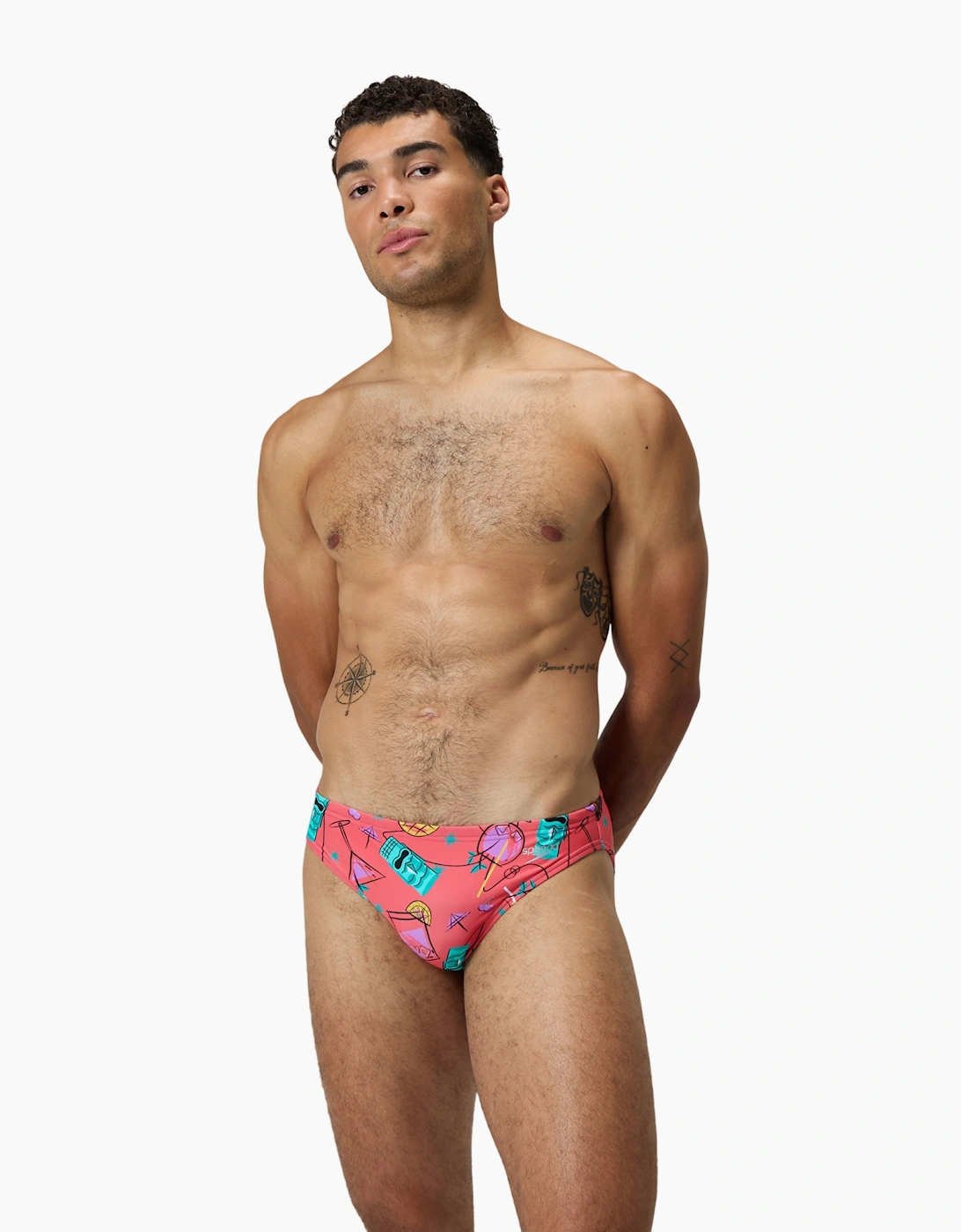 Speedo Mens Beachstar Cocktail Swim Briefs