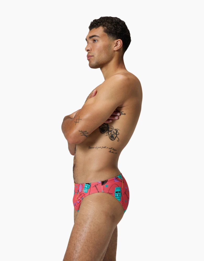 Speedo Mens Beachstar Cocktail Swim Briefs