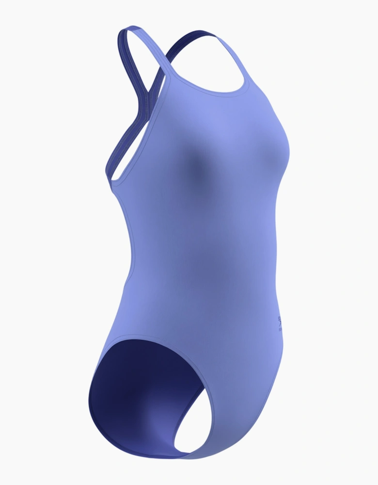 Speedo Womens/Ladies Solid Powerback One Piece Swimsuit