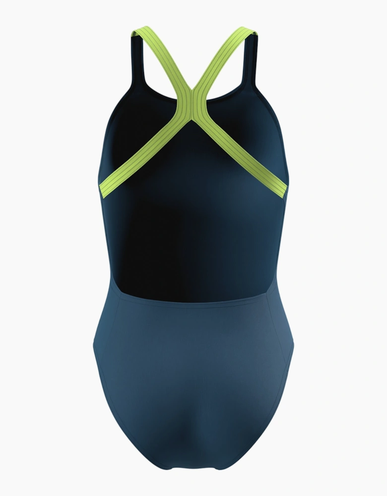 Speedo Womens/Ladies Solid Powerback One Piece Swimsuit