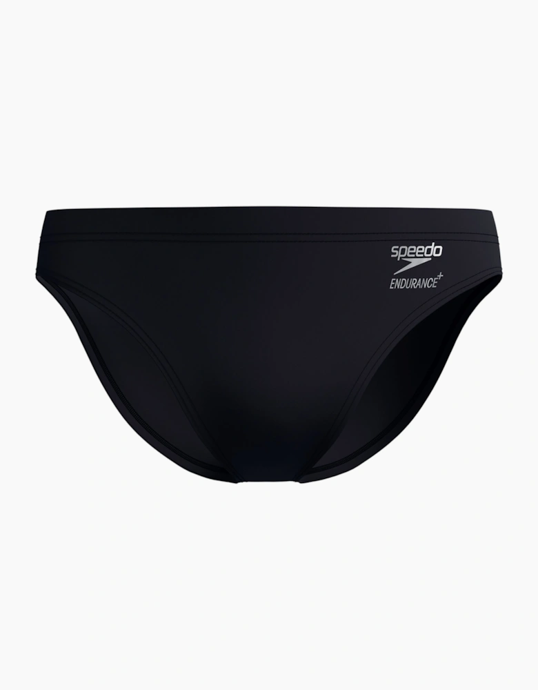 Speedo Boys Solid Endurance+ Logo Swim Briefs