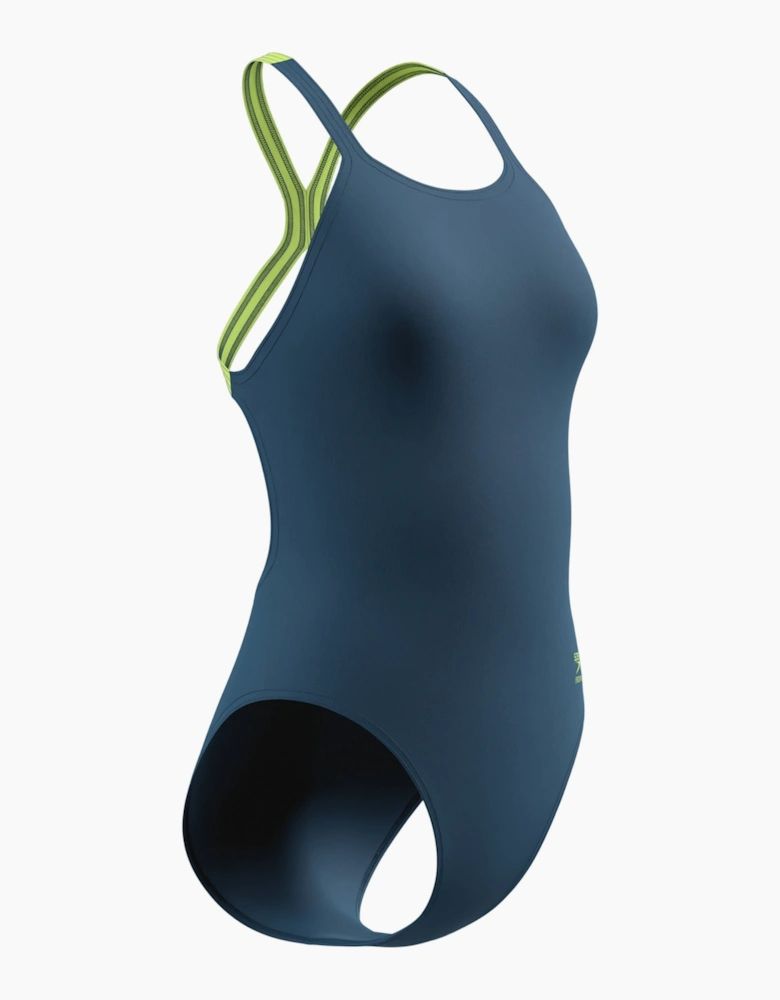 Speedo Womens/Ladies Solid Powerback One Piece Swimsuit