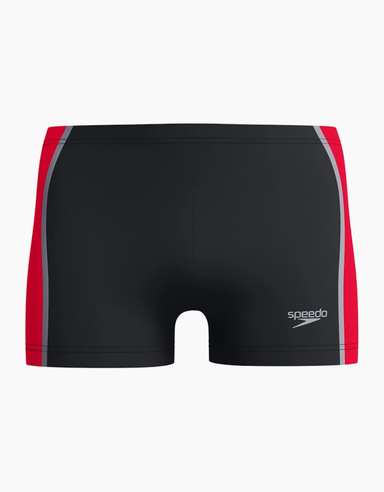 Speedo Mens Splice Solid Swim Shorts