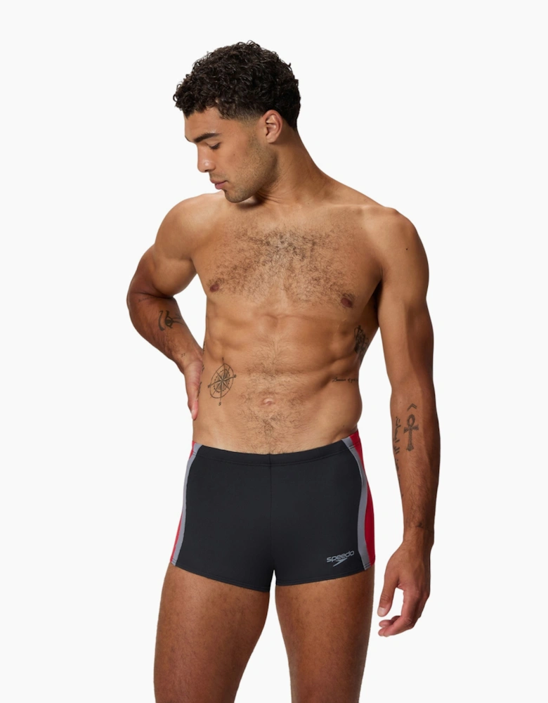 Speedo Mens Splice Solid Swim Shorts