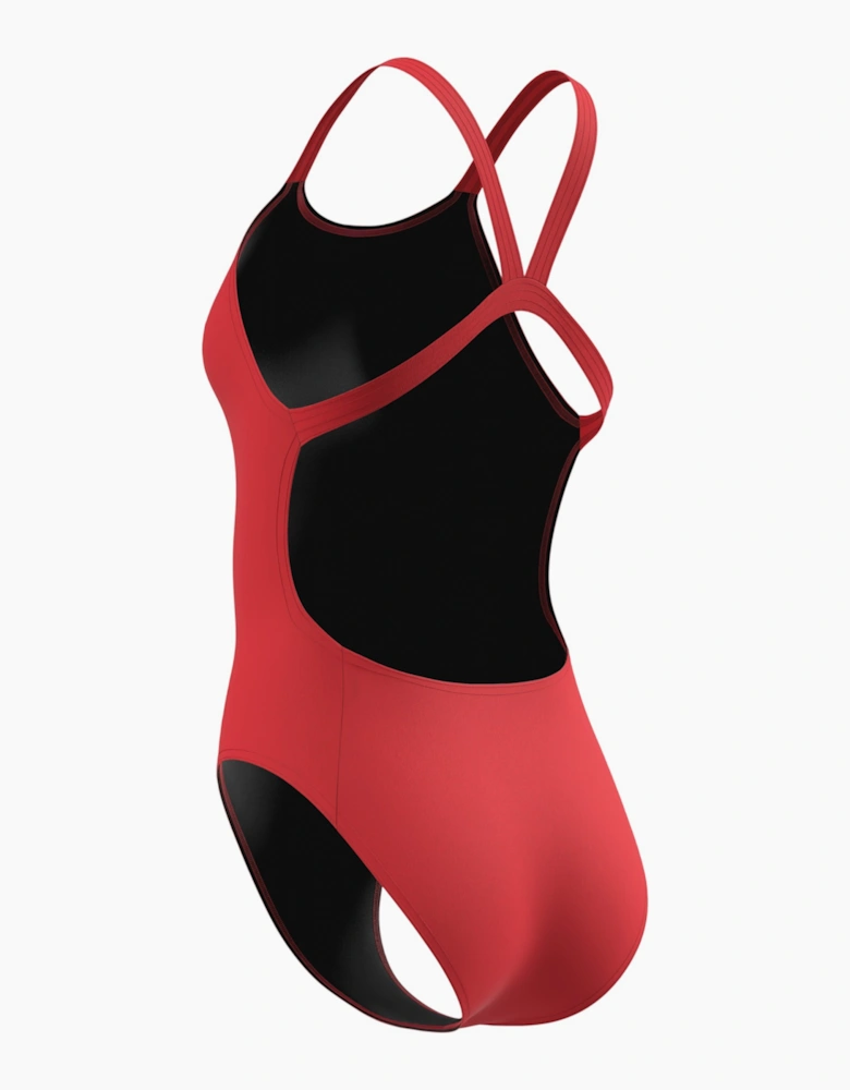 Speedo Womens/Ladies Endurancex Leaderback Spaghetti Strap One Piece Swimsuit