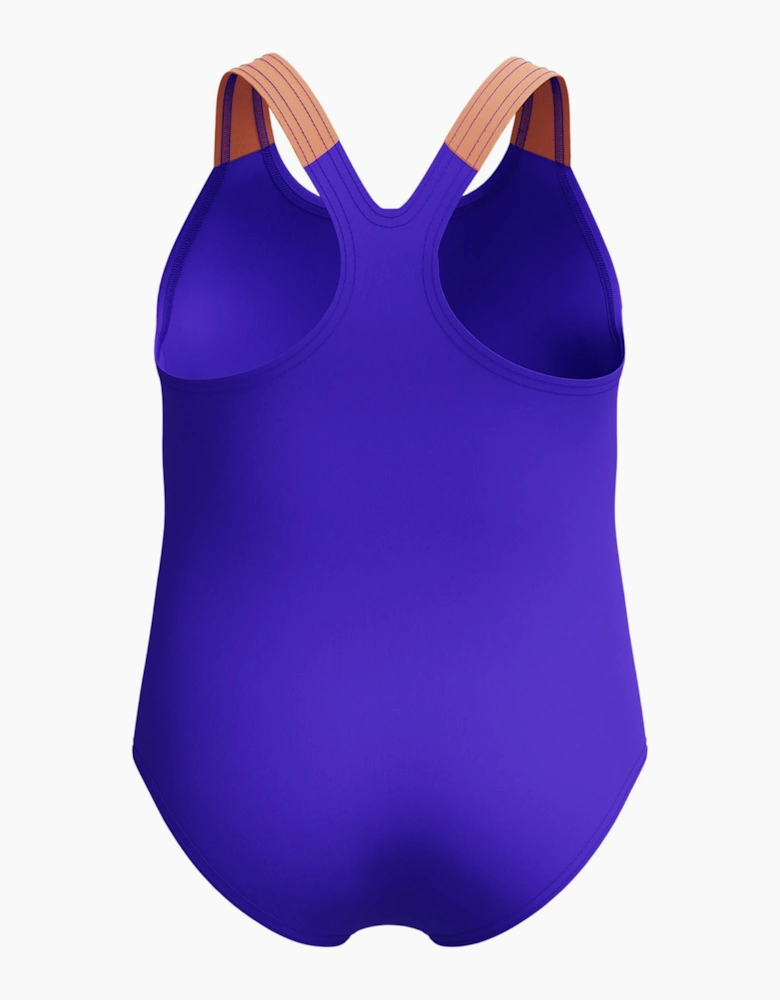 Speedo Girls Digital Print One Piece Swimsuit