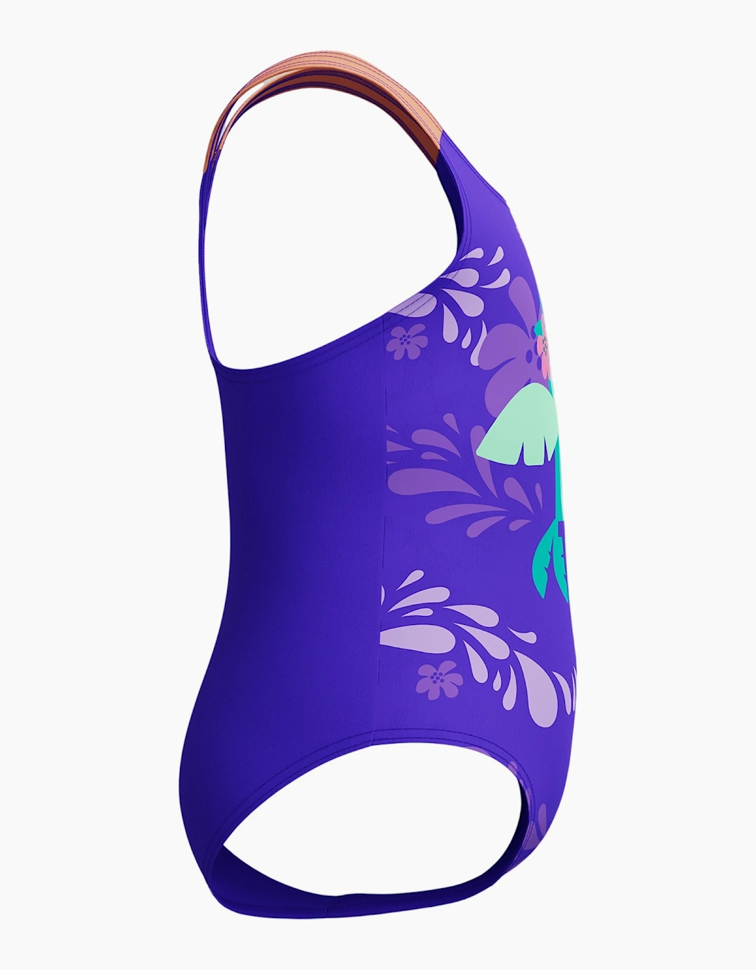 Speedo Girls Digital Print One Piece Swimsuit