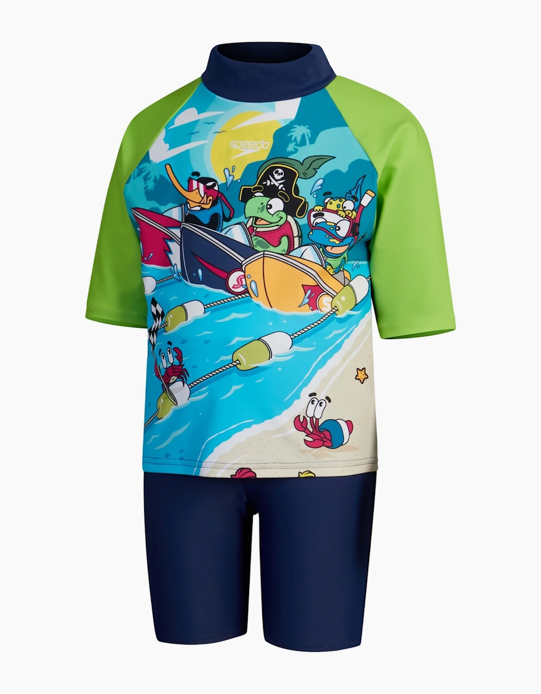 Speedo Boys Learn To Swim Rash Guard Set