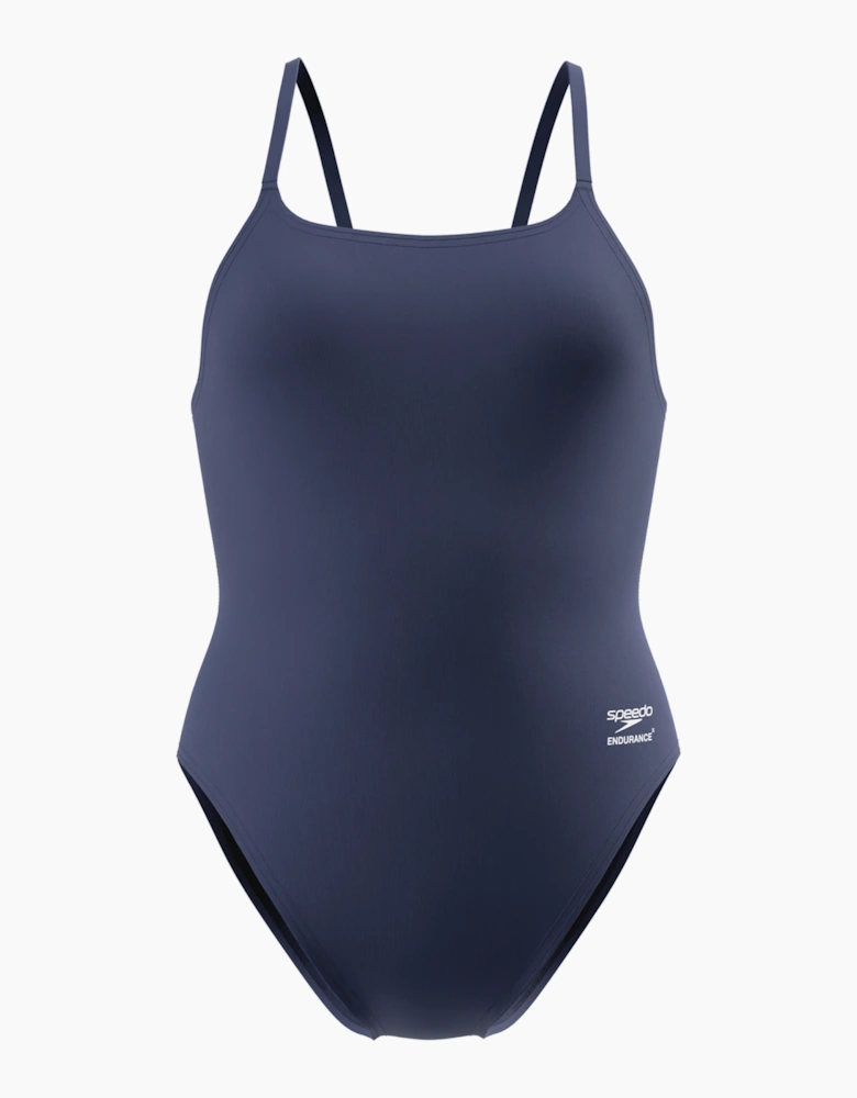 Speedo Womens/Ladies Team Enduracex Spaghetti Strap One Piece Swimsuit