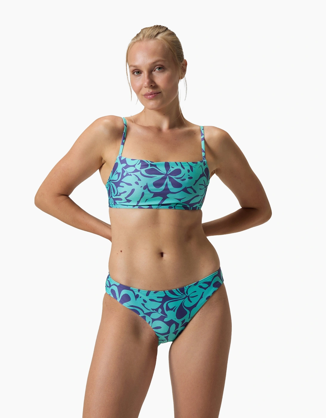 Speedo Womens/Ladies Flowers Thin Strap Bikini