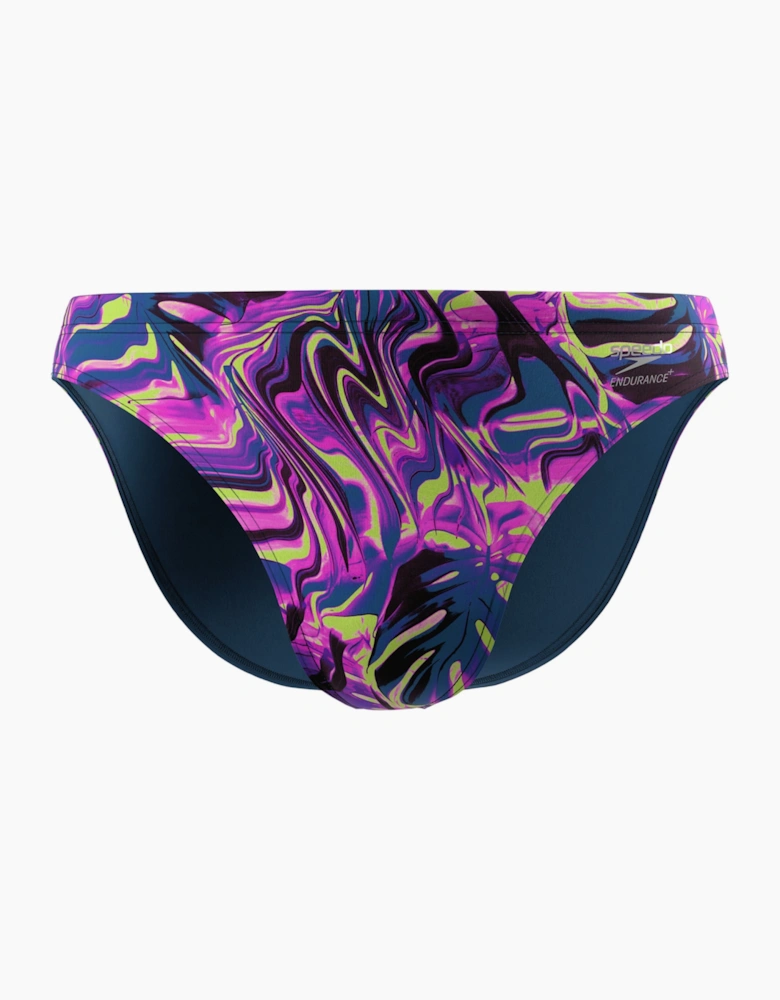Speedo Mens Techno Jungle Abstract Floral Endurance+ Briefs
