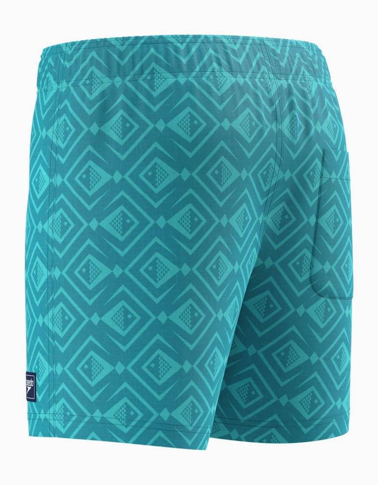 Speedo Mens Volley Geometric Swim Shorts