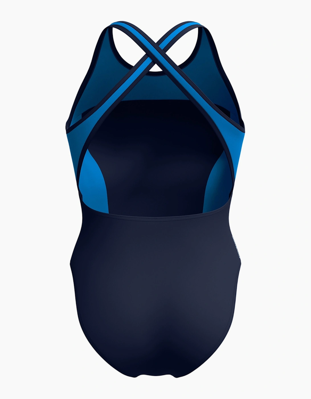Speedo Womens/Ladies Splice High-Neck Cross Back One Piece Swimsuit
