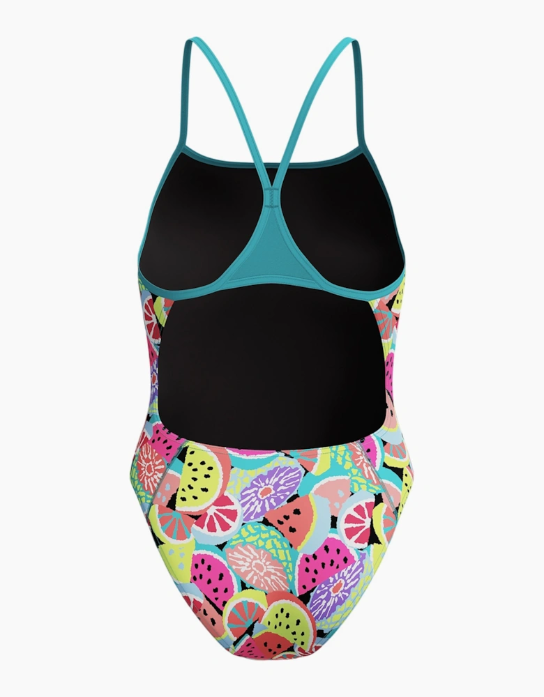 Speedo Womens/Ladies Fruit All-Over Print One Piece Swimsuit