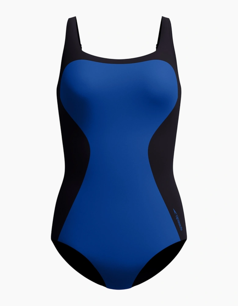Speedo Womens/Ladies Contour Colour Block One Piece Swimsuit