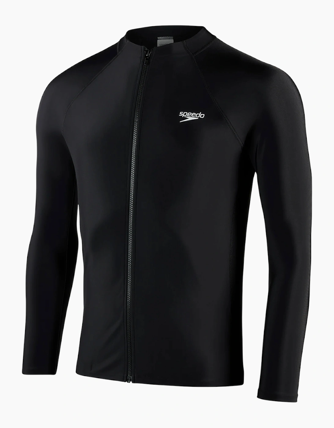 Speedo Mens Full Zip Long-Sleeved Rash Top
