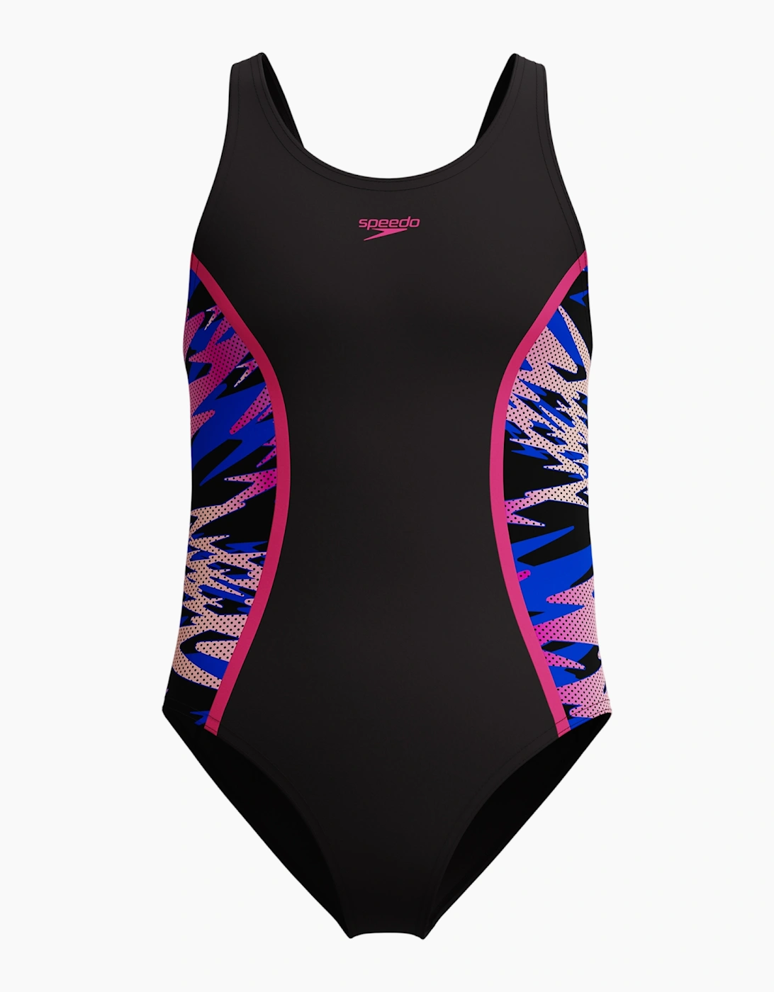 Speedo Girls Hyperboom Splice Muscleback One Piece Swimsuit