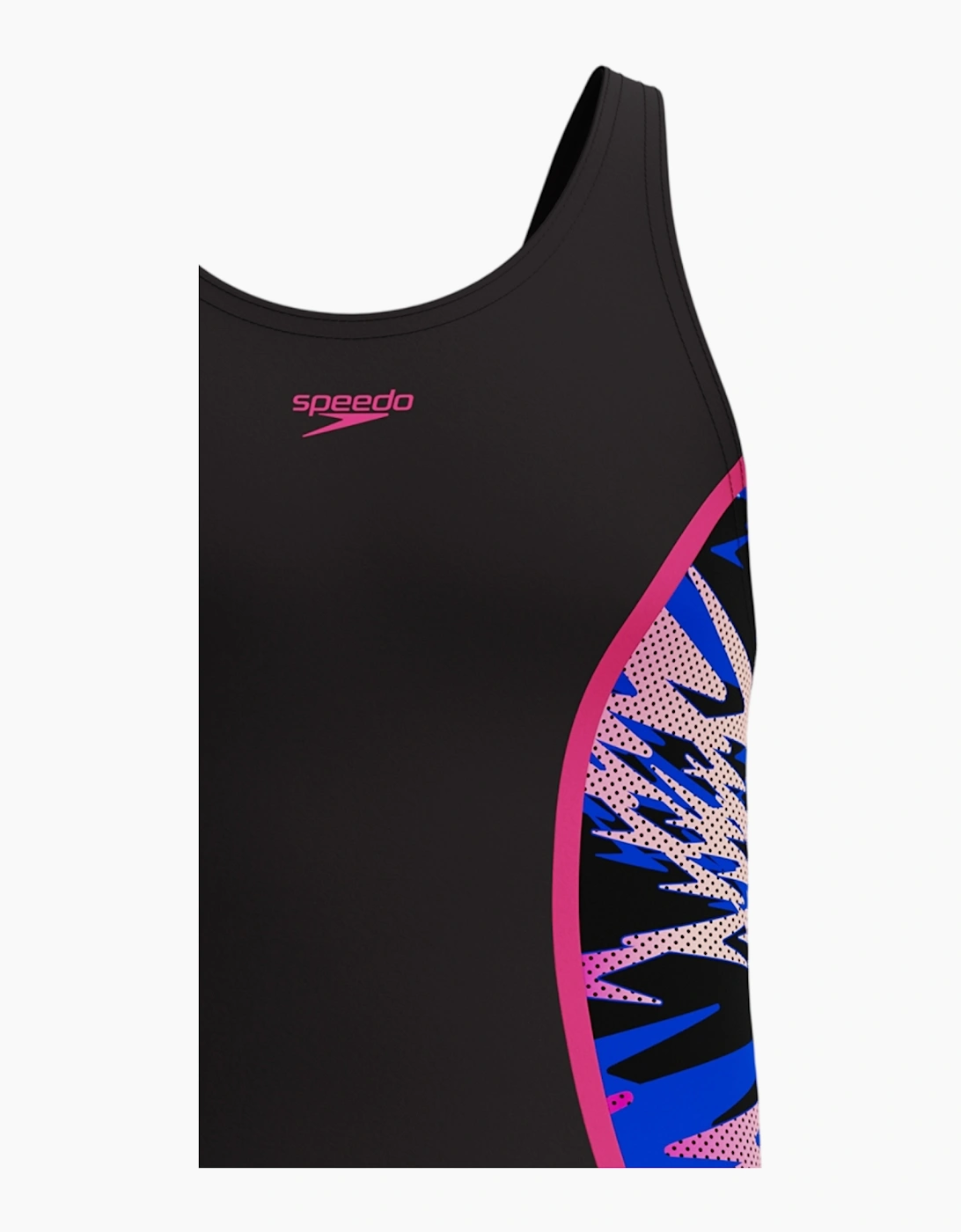 Speedo Girls Hyperboom Splice Muscleback One Piece Swimsuit