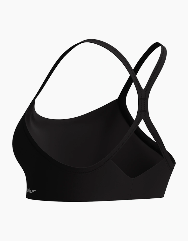 Speedo Womens/Ladies Solid Racerback Bikini Top