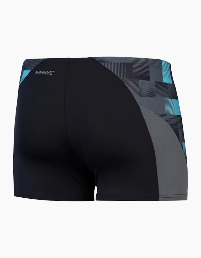 Speedo Mens Endurance+ Splice Geometric Shapes Swim Shorts