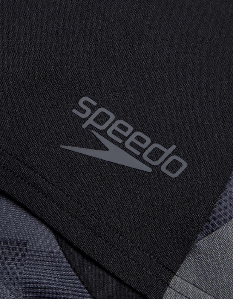Speedo Mens Endurance+ Splice Geometric Shapes Swim Shorts