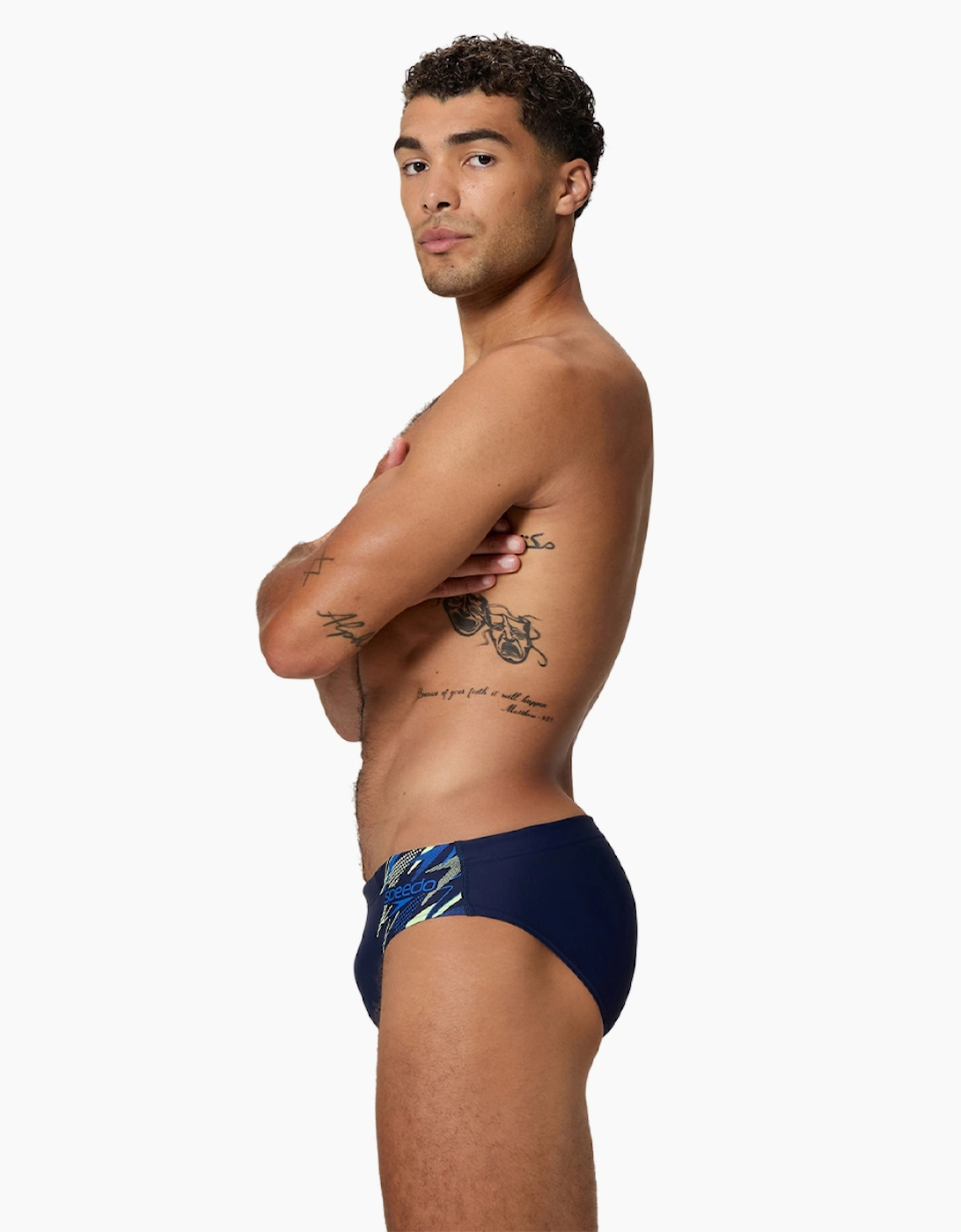 Speedo Mens Medley Logo Swim Briefs