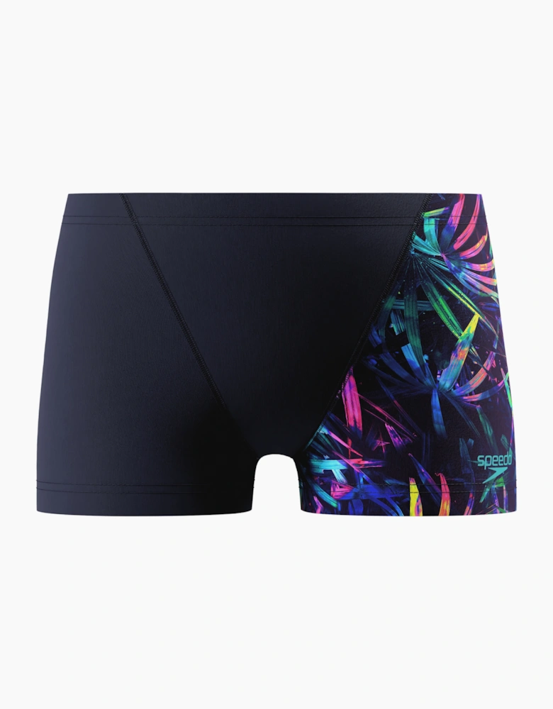 Speedo Boys Aqua Tropical Leaves V-Cut Swim Shorts