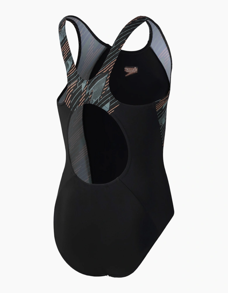 Speedo Girls Hyperbloom Splice One Piece Swimsuit