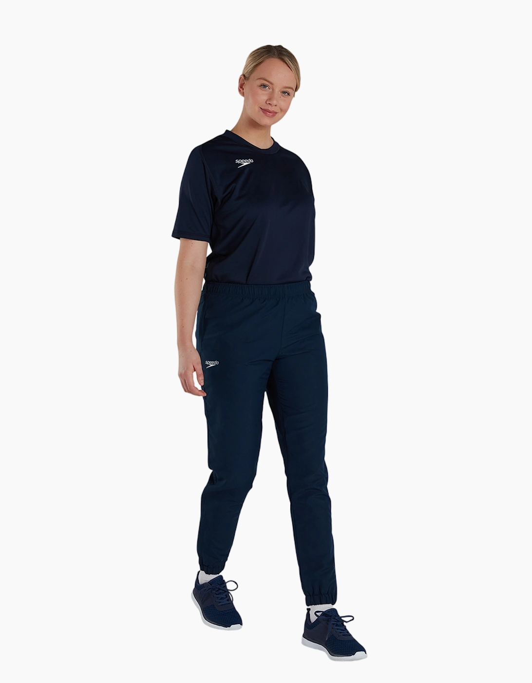 Speedo Womens/Ladies Club Plain Tapered Tracksuit Bottoms