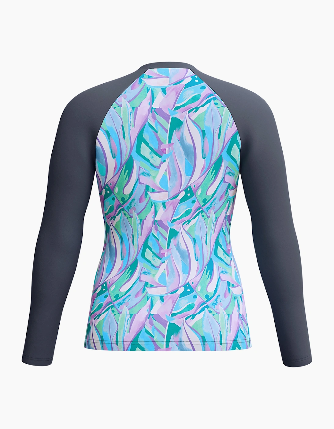 Speedo Womens/Ladies Logo Printed Long-Sleeved Swim Top