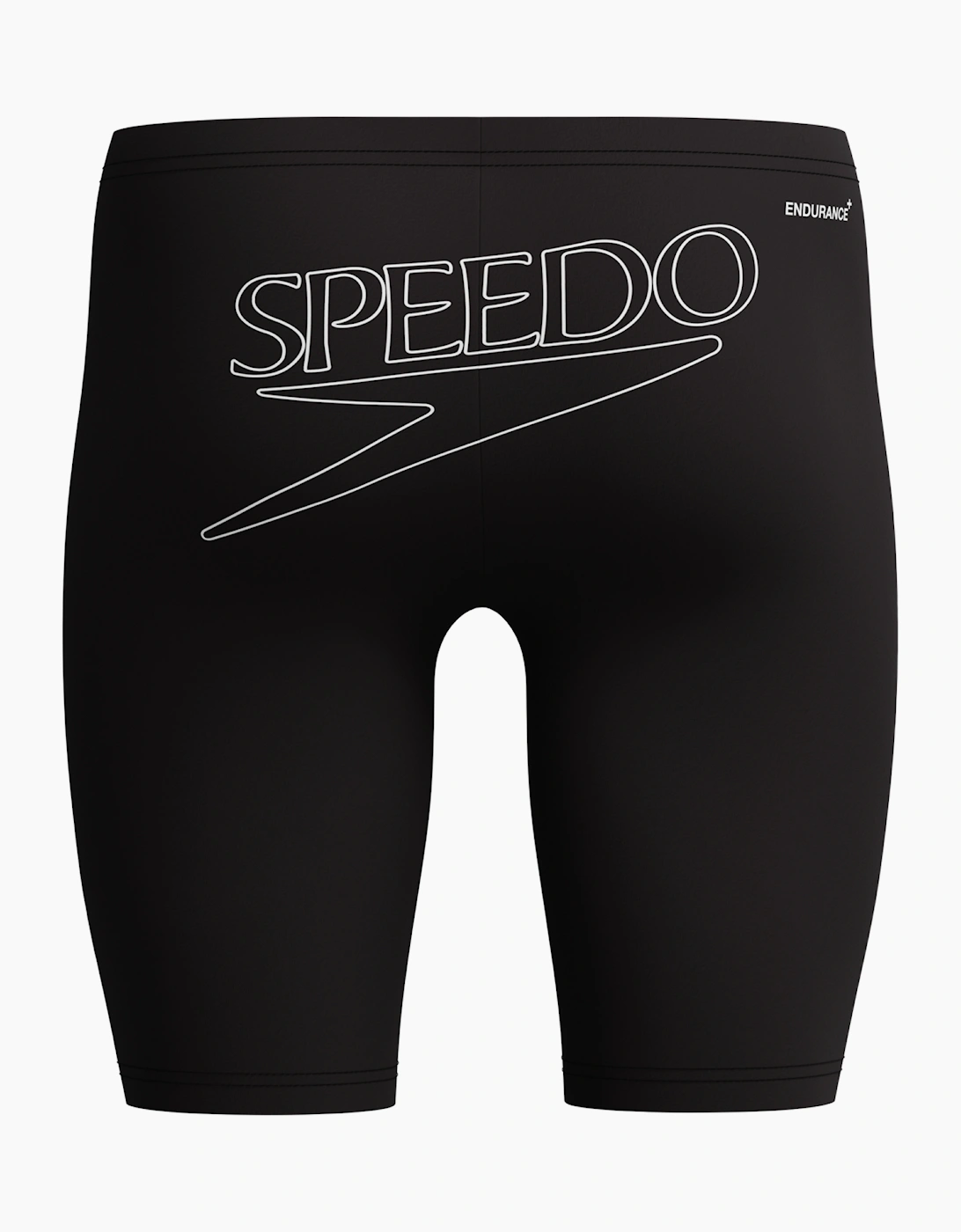 Speedo Mens Logo Endurance+ Back Print Jammer Shorts