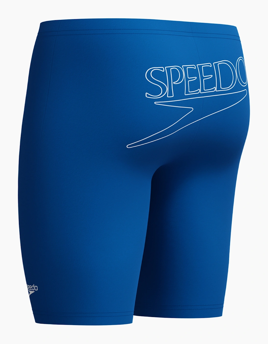 Speedo Mens Logo Endurance+ Back Print Jammer Shorts