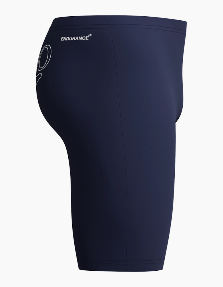 Speedo Mens Logo Endurance+ Back Print Jammer Shorts