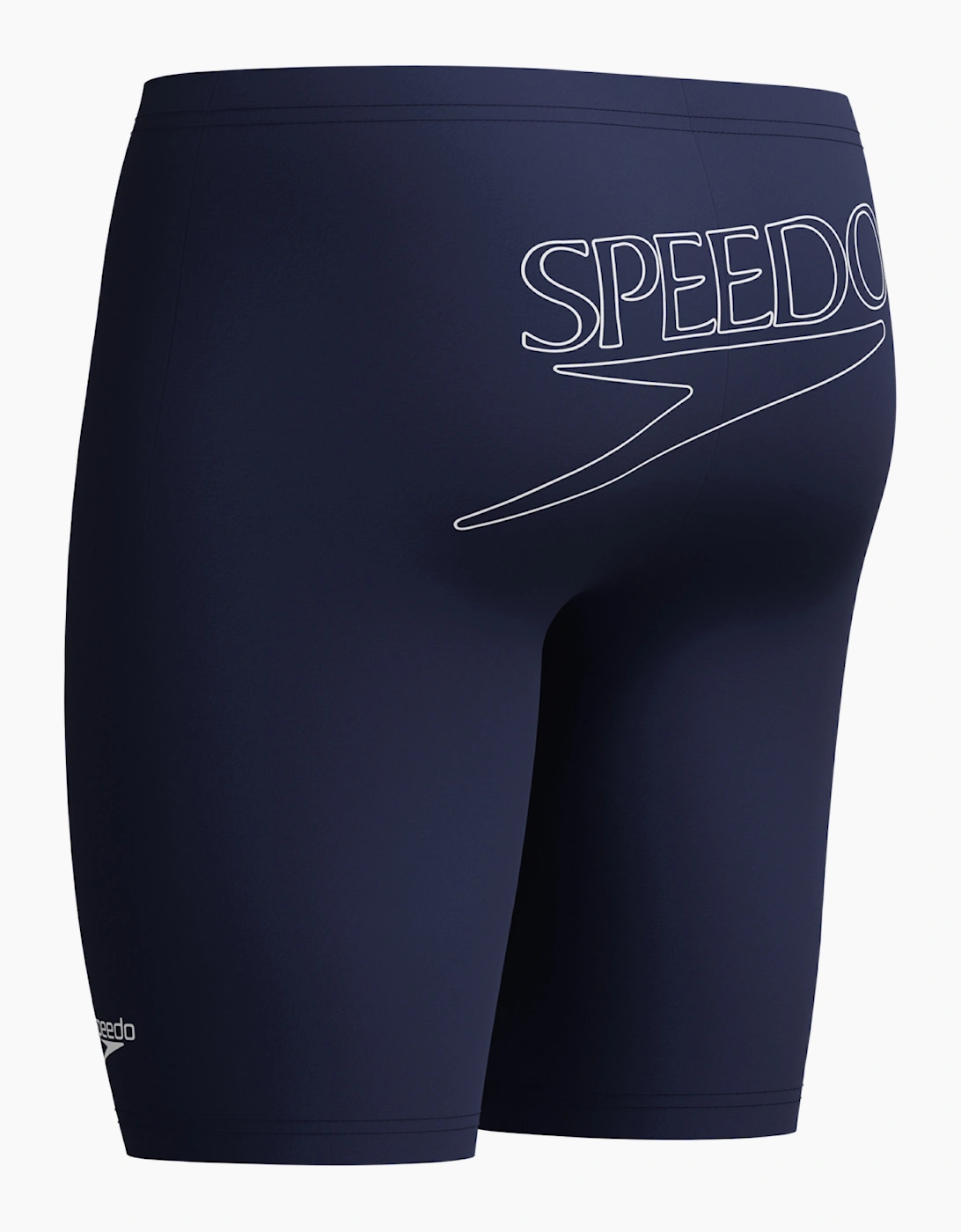 Speedo Mens Logo Endurance+ Back Print Jammer Shorts