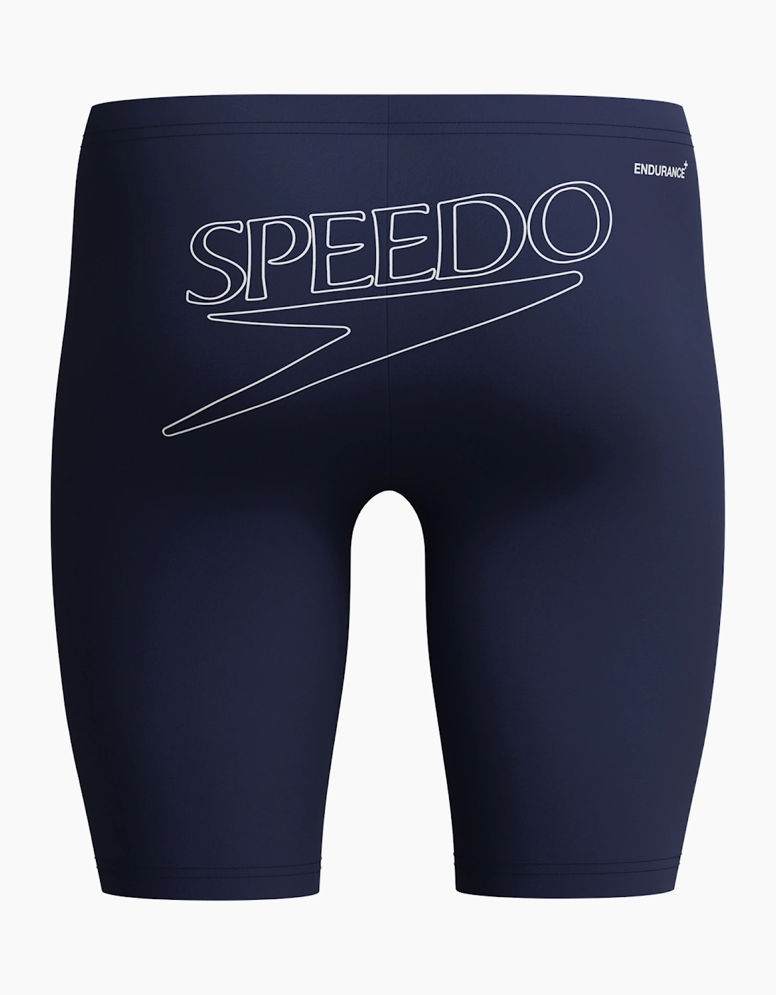 Speedo Mens Logo Endurance+ Back Print Jammer Shorts