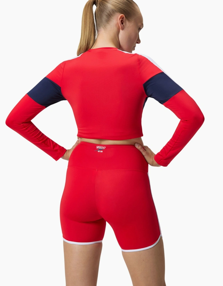 Speedo Womens/Ladies Solid Bound Swim Shorts