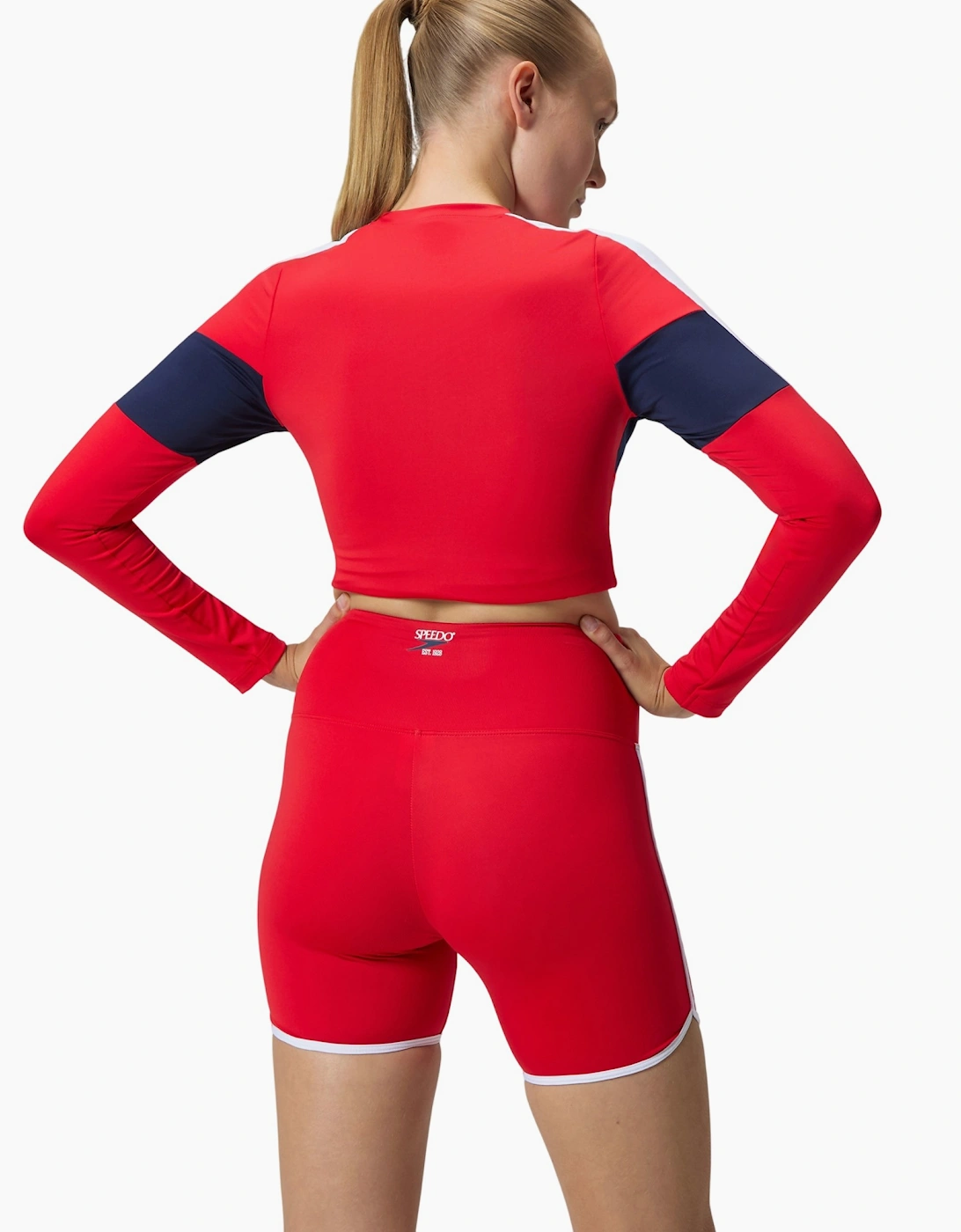 Speedo Womens/Ladies Solid Bound Swim Shorts
